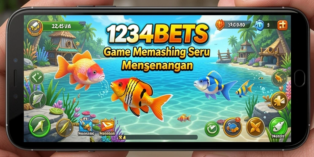 Gameplay menarik di 1234BETS saat menangkap ikan.