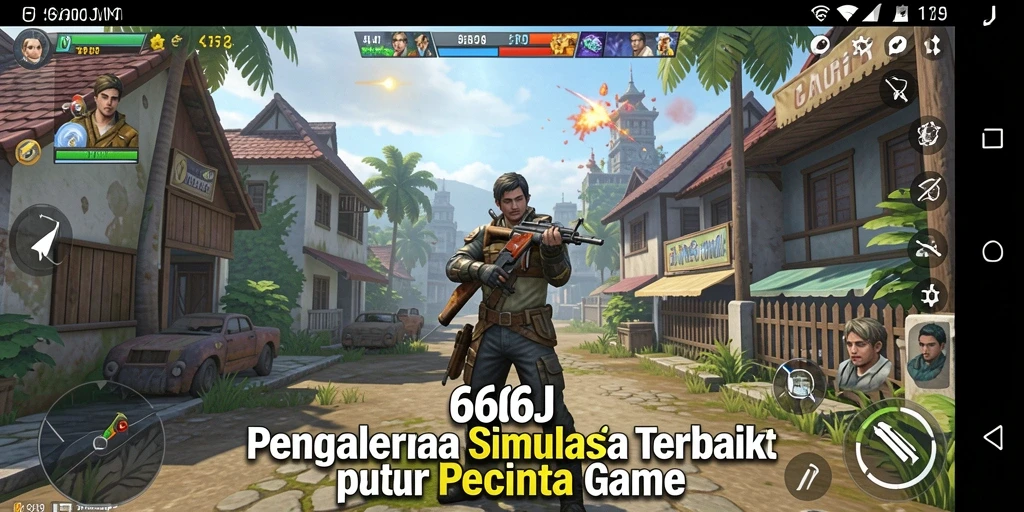 Tampilan menarik dari gameplay 666J yang penuh strategi.