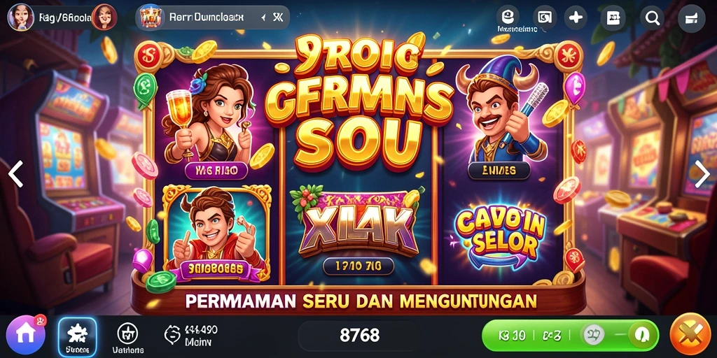Tampilan gameplay yang seru dan grafis memukau dari 8768.