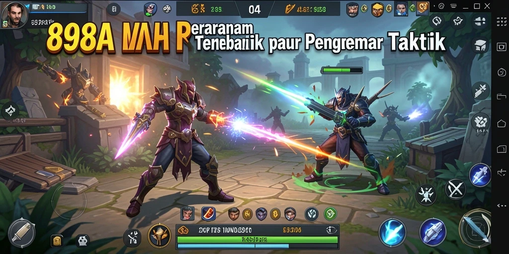 Screenshot dari gameplay menampilkan strategi seru dalam 898A.