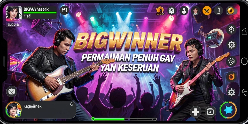 Tampilan gameplay BIGWINNER yang penuh warna dan menarik.