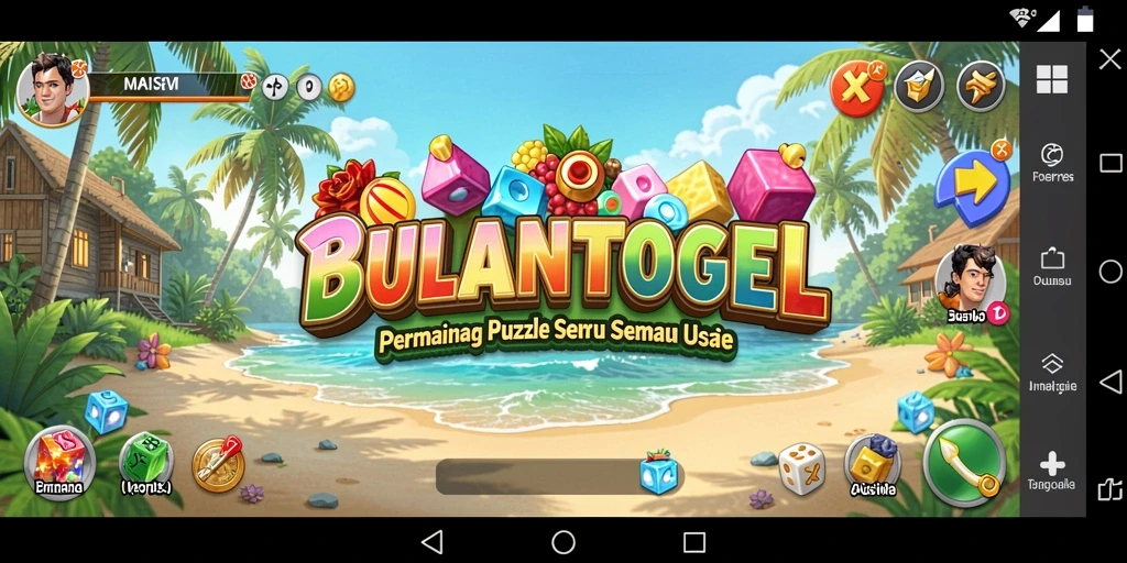 Tampilan gameplay BULANTOGEL yang menantang dan menarik.