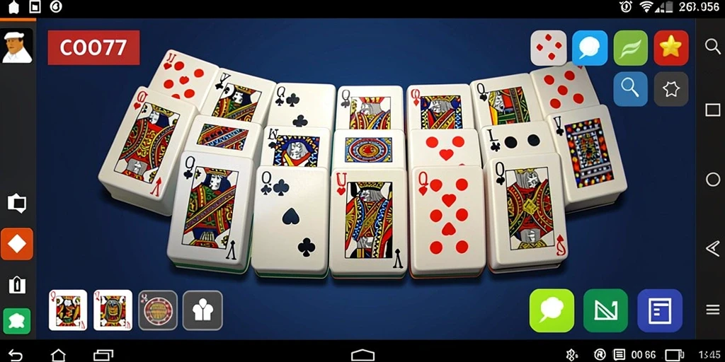Tampilan gameplay Domino yang seru di COO77.