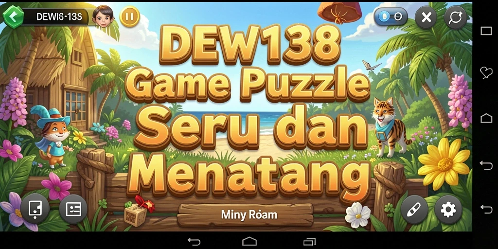 Screenshot DEWI138 menampilkan gameplay seru dalam menyelesaikan puzzle.
