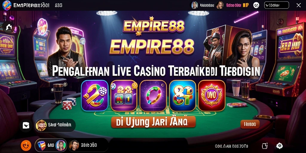 Screenshot EMPIRE88 menampilkan gameplay Live Casino yang menarik dan interaktif.