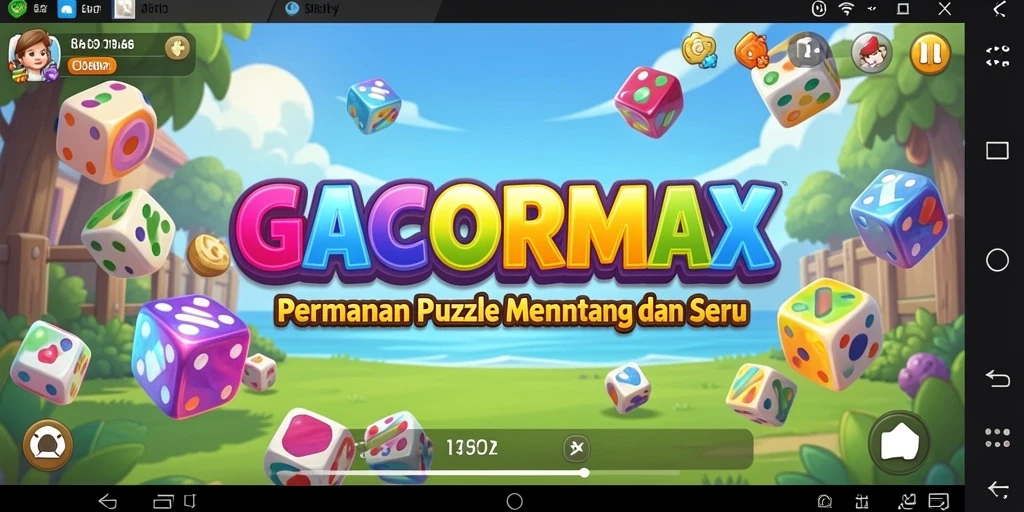 Tampilan gameplay GACORMAX yang menantang dan penuh warna.