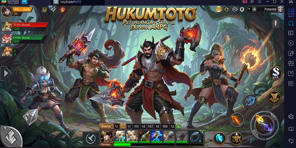 Gameplay seru HUKUMTOTO dengan grafis menawan.