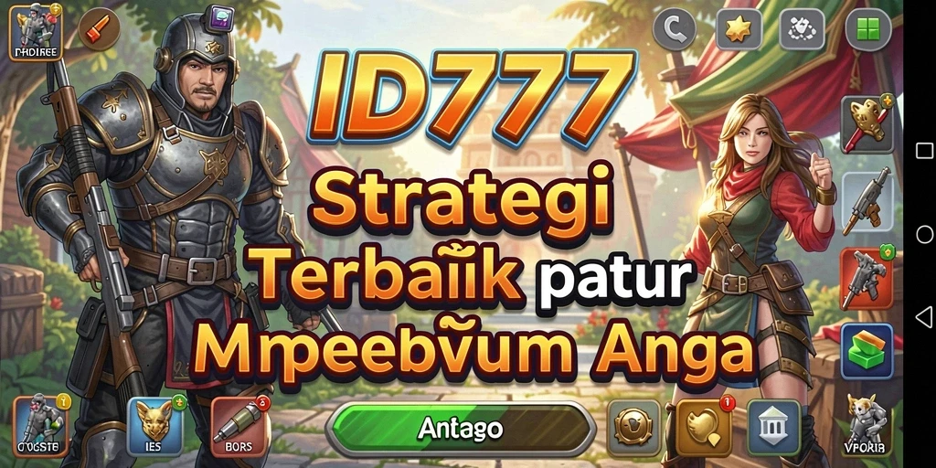 Tampilan gameplay yang menegangkan dan strategis dari ID777.