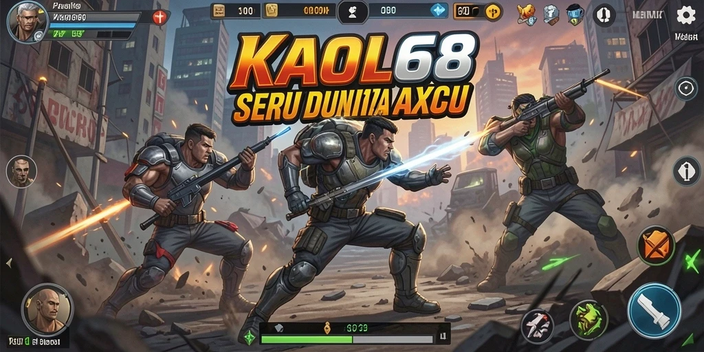 Tangkapan layar KAOL68 menampilkan aksi pertarungan yang seru dan menegangkan.