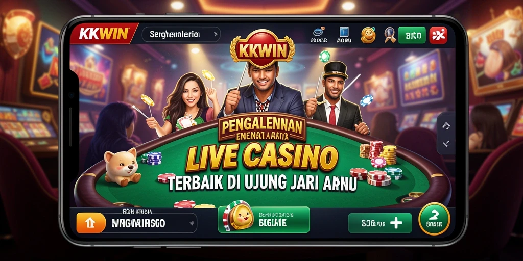 Screenshot gameplay KKWIN menunjukkan suasana kasino yang mendebarkan.