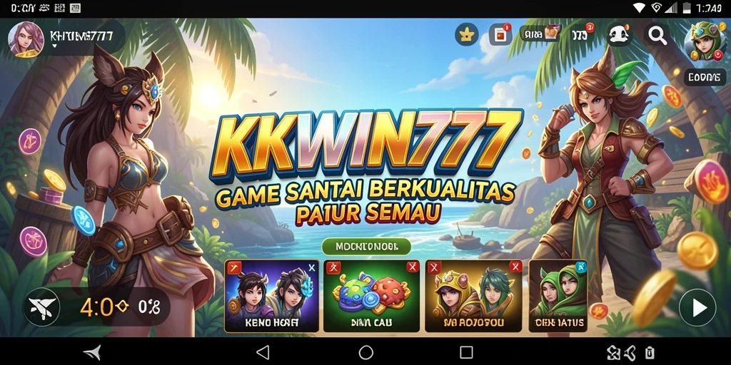 Tampilan gameplay santai yang menarik dari KKWIN777.