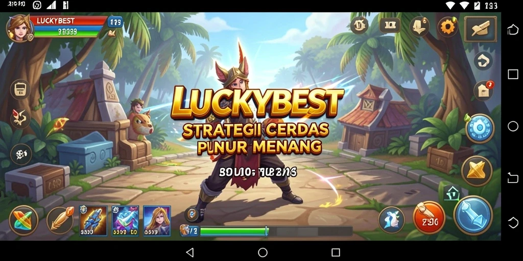 Tangkapan layar LUCKYBEST yang menunjukkan momen pertempuran strategi yang mendebarkan.