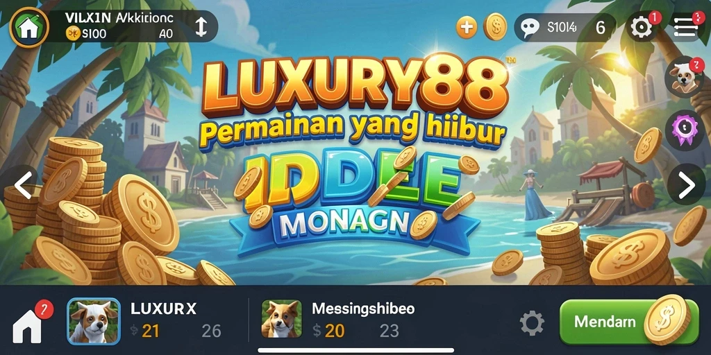 Tampilan gameplay <strong>LUXURY88</strong> yang menarik dan interaktif.