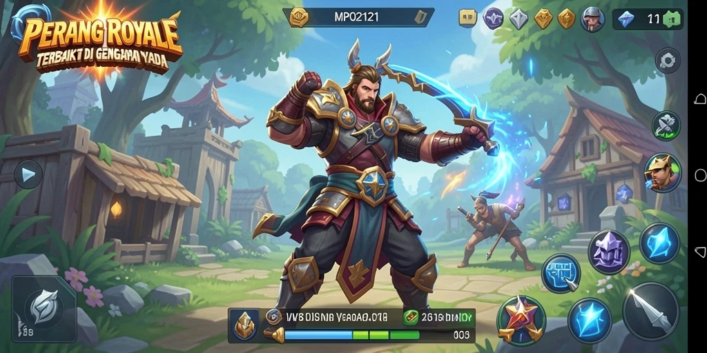 Gameplay mendebarkan dalam game Battle Royale MPO2121.