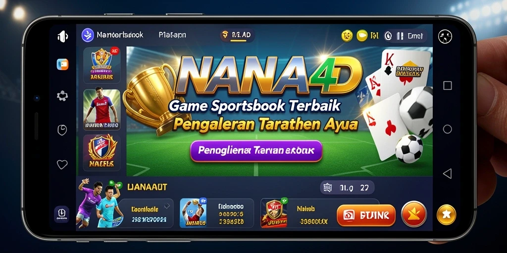 Tampilan screenshot gameplay Sportsbook NANA4D yang mengasyikkan.