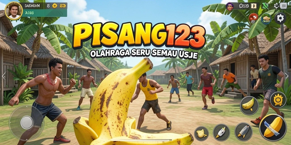Tampilan gameplay PISANG123 yang seru dan dinamis.