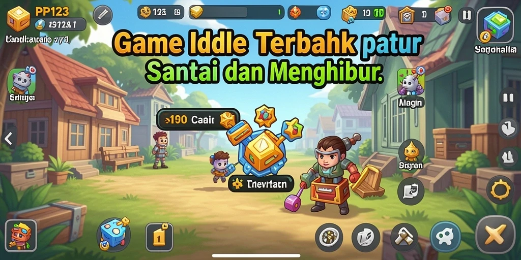 Tangkapan layar PP123 menunjukkan gameplay santai yang menarik.
