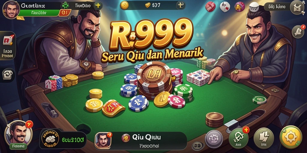 Tampilan gameplay QiuQiu yang menarik di RR999.