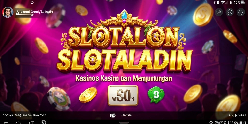 Tampilan menarik dari gameplay <strong>SLOTALADIN</strong> yang mendebarkan dan penuh warna.