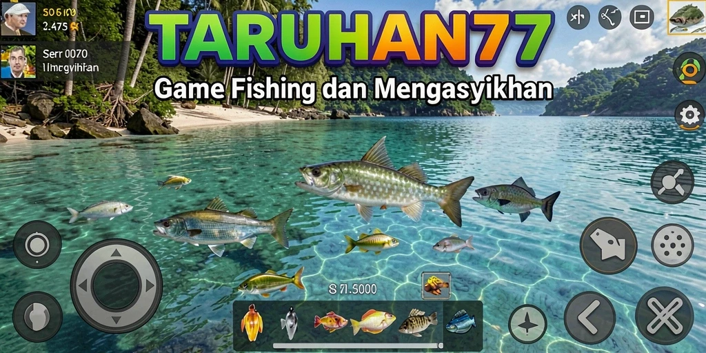 Gameplay TARUHAN77 yang seru dan mendebarkan saat menangkap ikan.