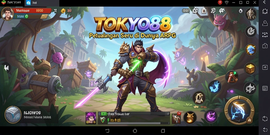 Visual menakjubkan dari gameplay ARPG TOKYO88.