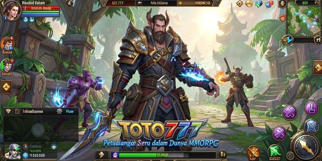 TOTO777 menampilkan pertarungan seru dan grafis menawan dalam gameplay MMORPG.