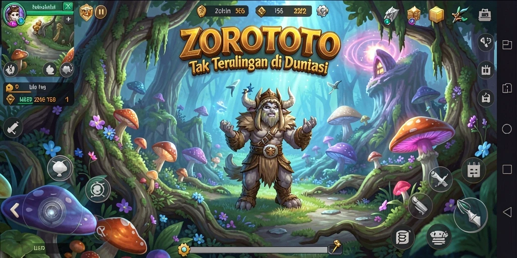 Gameplay ZOROTOTO yang mendebarkan di dunia penuh petualangan.